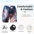 thumbnail image 3 of Fotbe Urban Style Colorful Dragon Traje de Baño para Hombre – Shorts de Natación de Secado Rápido con Forro y Bolsillos-X-Large, 3 of 6