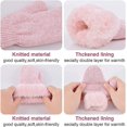 thumbnail image 5 of 3 Pieces Hat And Scarf Sets For Kids Winter Pom Pom Hat Scarf Gloves Set For Gift, 5 of 5