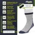 thumbnail image 3 of Calcetines térmicos de lana merino Alvada para senderismo, 3 pares, 3 of 5