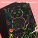 thumbnail image 5 of Juguetes de piscina, juguetes para bebés, juguetes para niños pequeños, juego de 50 piezas de papel para rascar para niños, kits de manualidades con 5 notas de madera para niños y niñas., 5 of 9