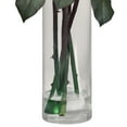 thumbnail image 5 of Nearly Natural Fancy Rose Artificial Flower Arrangement with Vase, White, 5 of 6
