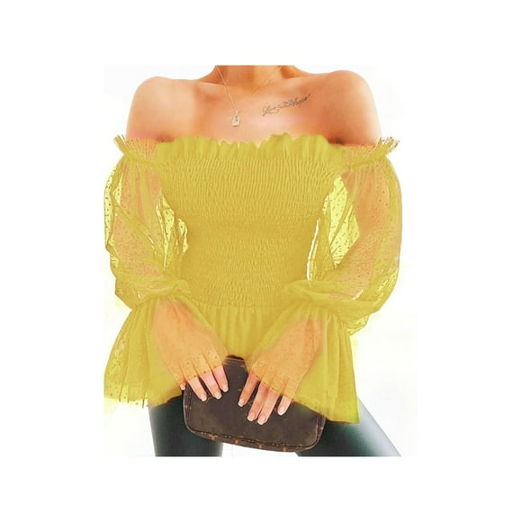 Women S Sheer Blouses