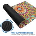 thumbnail image 6 of Mandala Mouse Mat: Add Charm to Your Office with Our Cute Design, Non-Slip Base, Waterproof & Stitched Edge Mousepad, Small Size 31.5x11.8 Inch, 6 of 7