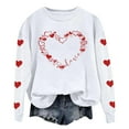 thumbnail image 6 of Vetsdori Valentine Sweatshirts for Women Pullover Tops Valentine's Days Gifts for Girlfriend, Crew Neck Womens Sweatshirts, 6 of 8