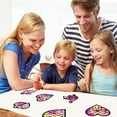 thumbnail image 7 of 2 set Suncatcher Craft set for Kids Window Paint Art Painting Valentine's day Themed Pattern 19.9~21x7.6~21cm 12pcs/set Paper, 7 of 7