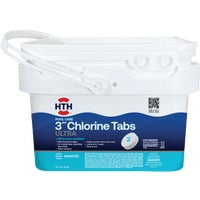 HTH 42056 Swimming Pool Care 3" Chlorine Tabs Ultra, Swimming Pool Chlorinating Sanitizer, 8lb