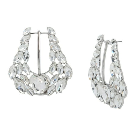 Betsey Johnson Women's Western Glam Buckle Large Stud Earrings C80