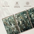 thumbnail image 6 of Elephant Stock White Blooms With Navy I Wall Art - Horizontal Multi Panel Canvas - Living Room Wall Decor - Abstract Multi Panel - Blue And Teal Decor By Tim O'toole - 26" x 12", 6 of 8