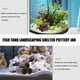 thumbnail image 3 of Peces Tanque Clay Pot Modelo Aquarium Paisaje Adorno Clay Shrimp Casa, 3 of 5