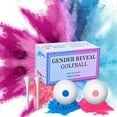 thumbnail image 2 of Mistaha Gender Reveal Golf Balls Set - Exciting Surprise for Parents-to-Be | Exploding Golf Balls with Blue and Pink Powder | Fun Gender Reveal Party Gift, 2 of 6