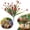 B, variant on KUMHONW 1 Bundle Artificial Flowers Outdoors,Fake Flowers Faux Plastic Plants Spring Summer Decoration for Home Garden Porch,Simulation Forget Me Not Simulation Flower Sunset Red
