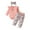 Pink, variant on ShomPort Infant Baby Girl Clothes Ruffle Romper Floral Pants Cute Headband Sets Newborn Girls Outfits
