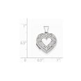 thumbnail image 2 of Primal Silver Sterling Silver Rhodium Plated Heart Locket Necklace, 2 of 5