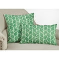 thumbnail image 2 of Saro Lifestyle 740.G1220B 12 x 20 in. Petite Fleur Rectangle Embroidered Leaf Oblong Down Filled Throw Pillow - Green, 2 of 5