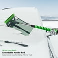 thumbnail image 2 of SEAAES 50" Truck Snow Brush and Ice Scraper with Squeegee, Long Handle Extendable Windshield Ice Scraper with Foam Grip for SUV Truck Jeep RV Auto Vehicle Window, 2 of 8