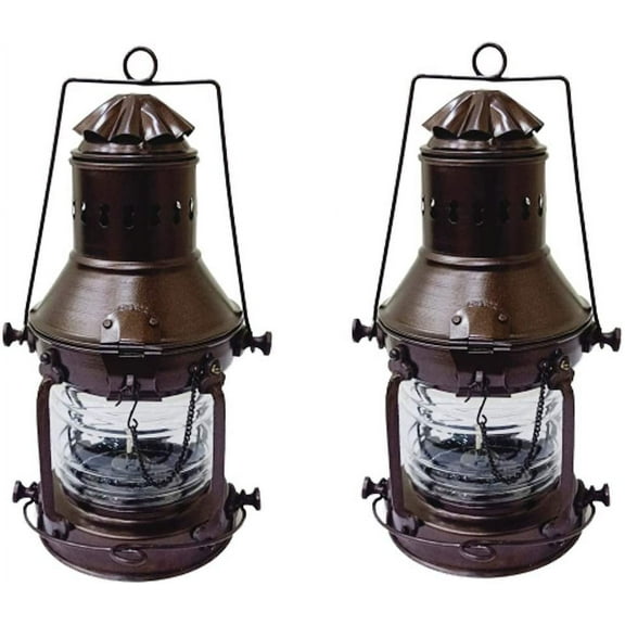 Nautical Maritime Metal Lanterns Ship Oil Lamps ~ Light