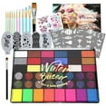 thumbnail image 1 of Face Painting Brushes Nylon Hair Paint Brushes Human Body Paint set New H0, 1 of 8