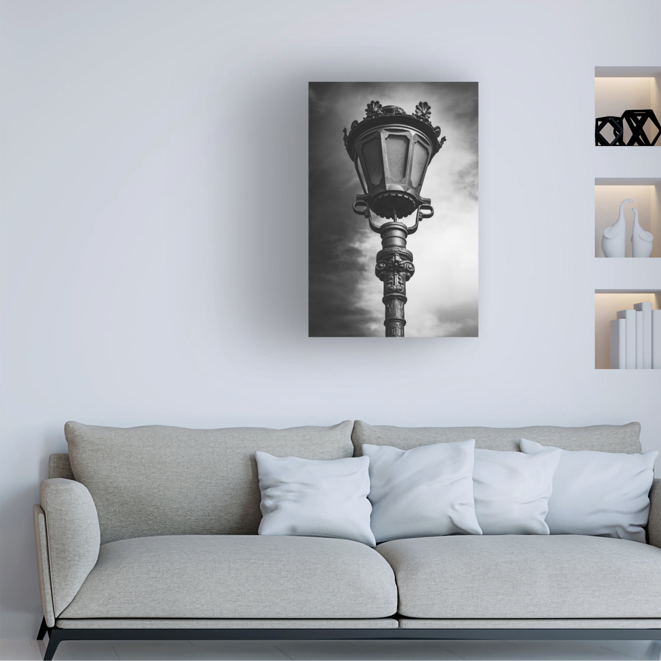 Trademark Fine Art Dragan Trosic Portrait of lampshade Canvas Wall Art