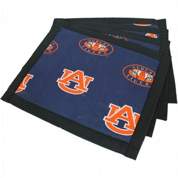 Comfy Feet AUBPLC Auburn Placemat wwithborder - Set of 4