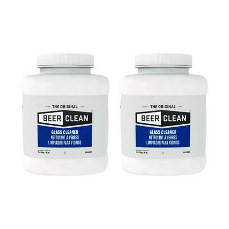Beer Clean Glass Cleaner, Unscented, Powder, 4 lb Container