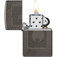 thumbnail image 3 of Zippo 48569 Flame Pattern Design Armor Black Ice Windproof Lighter, 3 of 5