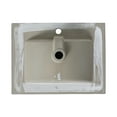 thumbnail image 3 of Noble House 24" Bathroom Vanity Top with Integrated Sink, Single Hole, Overflow, Easy-to-Clean Glaze, Black, 3 of 5