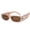 Brown, variant on Adults Diamond Sunglasses Fashion Eye Protection and Decoration Universal Fit Durable PC Frame Eye Wear Multi Color