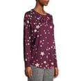thumbnail image 3 of Secret Treasures Essentials Women's Star Hacci Top, 3 of 6