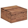 thumbnail image 1 of Mid-Century Walnut Square Crate Riser - 12 x 12 x 7 in., 1 of 1
