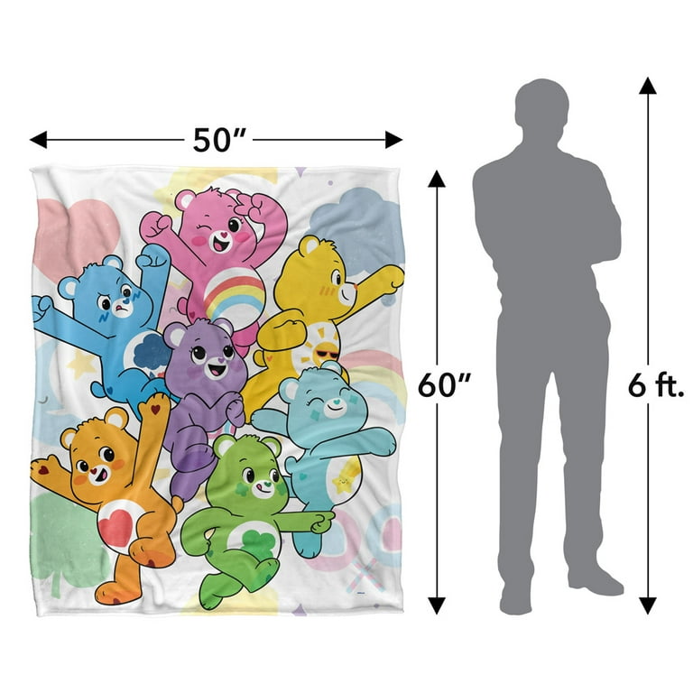 Care bear blanket sale