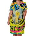 thumbnail image 3 of Planet Claire-vestido holgado con bolsillos para mujer ropa de lujo de verano vestido de Graduación, 3 of 7