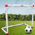 thumbnail image 3 of NIBOLOG 1 Set Mini Football Toy Portable Folding Soccer Goal Training 56/86/106/120cm Children Soccer Goal Net Ball Pump Post Outdoor Games, 3 of 8