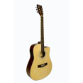 thumbnail image 1 of De Rosa USA Guitare Dreadnought Acoustique-Électrique à Découpes Fini Mat, 1 of 19