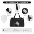 thumbnail image 4 of Balery Astronaut Sitting On Mercury Planet Bolsa de Gimnasio para Mujeres, Bolsa de Viaje con Bolsillo Húmedo, Bolsa de Fin de Semana para Mujeres, Bolsa de Viaje Resistente al Agua, 4 of 7