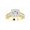Yellow Gold, variant on Platinum 1.75 CTW Princess Cut Designer Vintage Halo Style Channel Set Round Brilliant Diamond Engagement Ring Milgrain, J Color SI2-I1 Clarity, 1 Ct Center -39