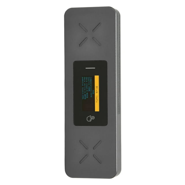 CASO de AccionAmiento de Disco Duro Extern, M.2 NVME SSD CUBO GEN2 NVME 2280 Protocolo Dual Disipacióna de Calor RTL9210b Con Pantalla Inteligente para Disco Duro