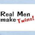 thumbnail image 2 of CafePress - Real Men Make Twins Infant Bodysuit - Baby Light Bodysuit, Size Newborn - 24 Months, 2 of 4