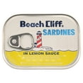Beach Cliff Sardines in Lemon Sauce, 3.75 oz Can