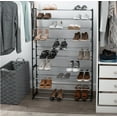 thumbnail image 4 of Simplify 10 Tier 50 Pair Shoe Organizer Rack in Black, 4 of 8