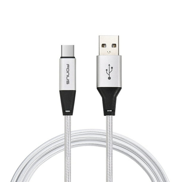 TypeC 6ft USB Cable for Galaxy A51, A01 Phones Charger Cord Power