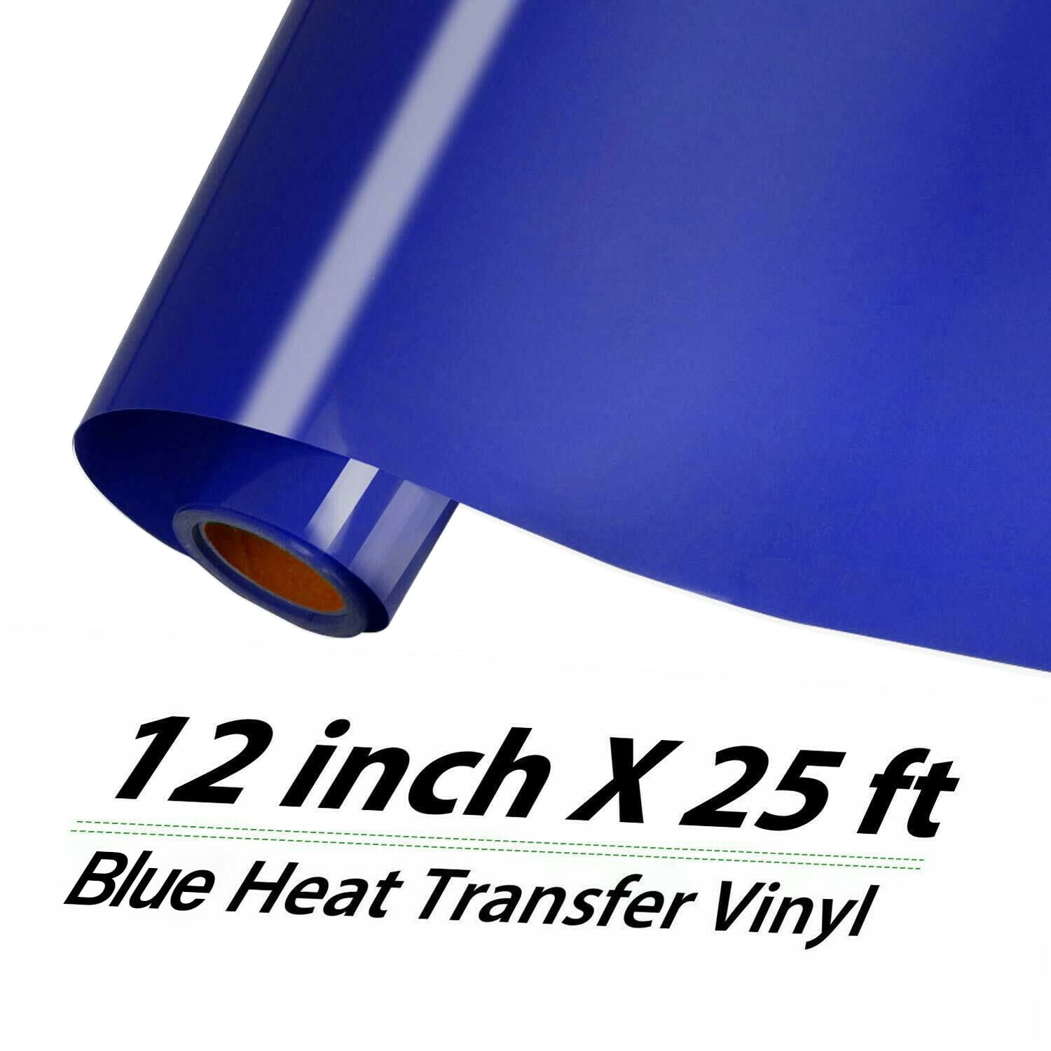 VAST WANT Metallic HTV Vinyl Roll - 12 x 30FT Heat Transfer Vinyl for T  Shirts, Blue Iron on Vinyl for cricut & cameo, Metallic