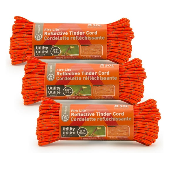 Fire Lite Utility Tinder Cord, 50 ft - (Pack of 3)