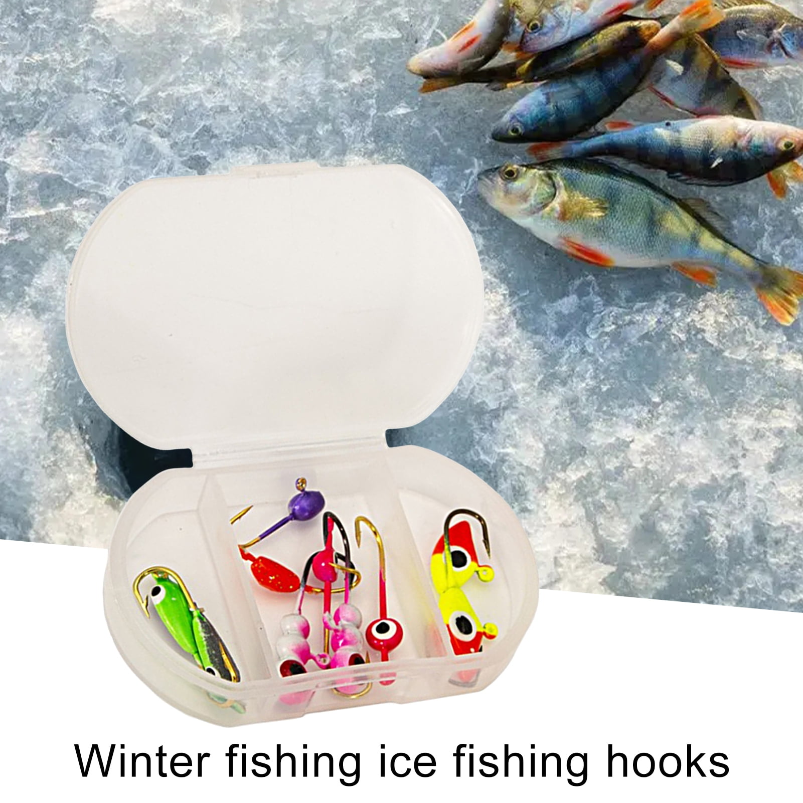 Yasu Ice Fishing Jig 1 Box Angling Good Strength Effective Winter Ice