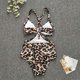 thumbnail image 2 of Gibobby Trajes de Baño Mujer Cintura Wrap Mujer Traje de baño Monokini Traje de baño Traje de baño Push High Traje de baño Trajes de baño Una pieza(Marrón,XL), 2 of 5