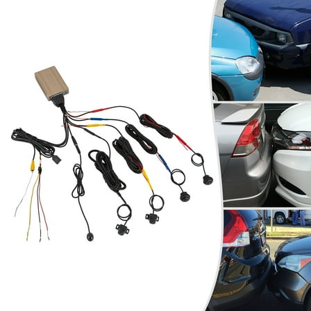 Miumaeov Car Park DVR Recording 4-Camera 360° Bird View Panoramic System 1080P Surround