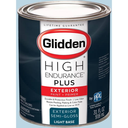 Glidden High Endurance Plus Exterior Paint and Primer, Clear Summer Sky