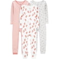 thumbnail image 1 of Pijama de algodón sin pies Simple Jo para bebés, paquete de 3 unidades, 1 of 4