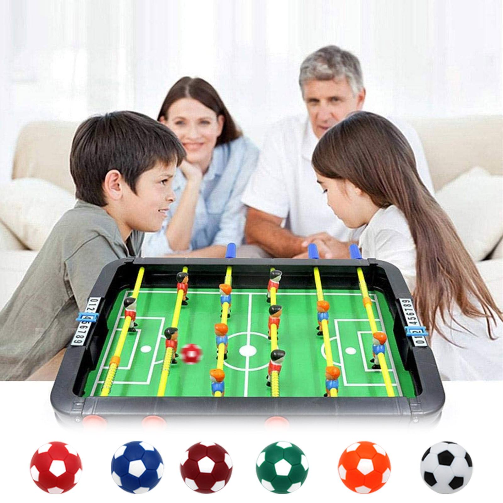 4pc 32mm Adult Children Replacement Ball Foot Ball Table Soccer Tabletop Game 