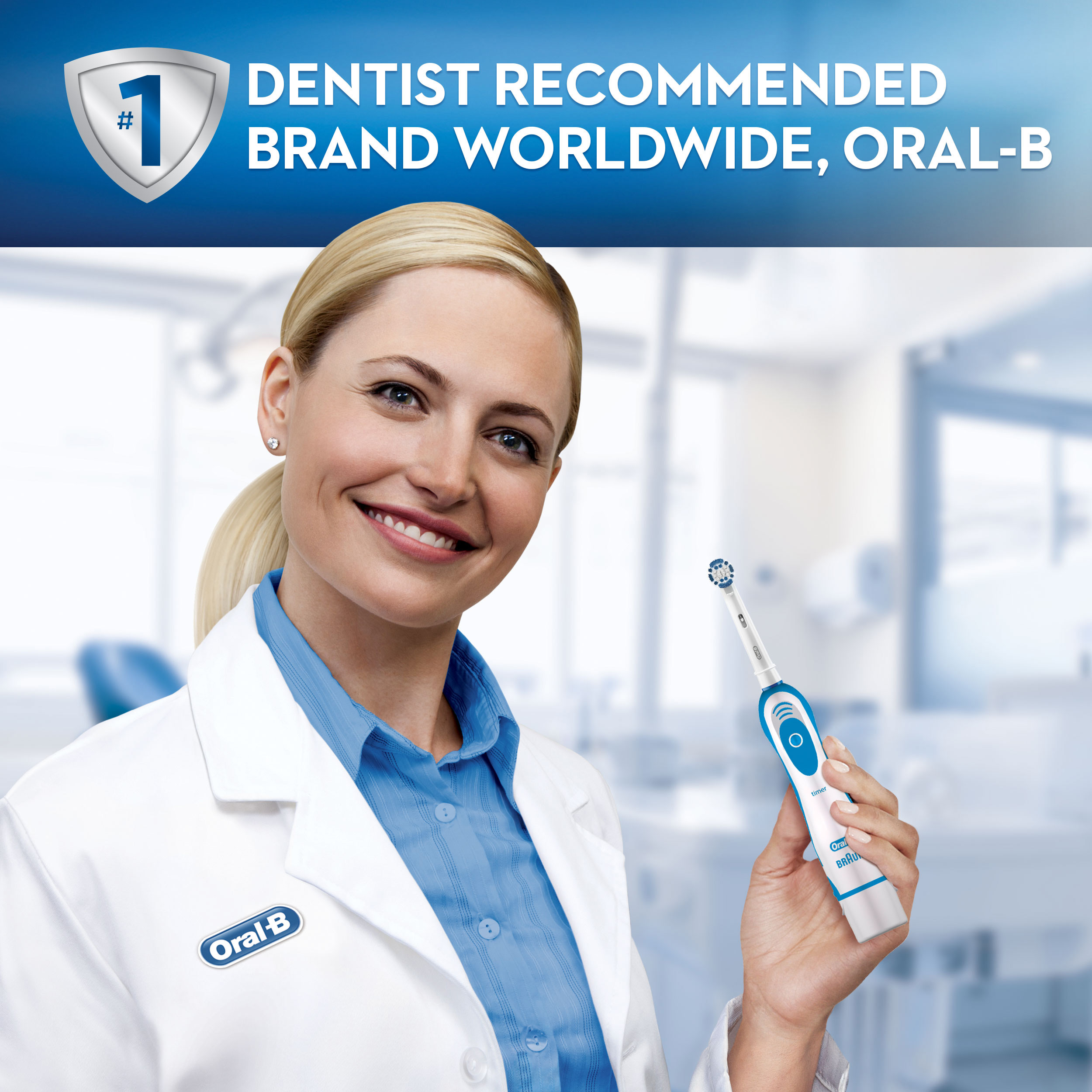 Oral-B Pro Health Clinical Battery Powered Toothbrush, 1 Ct, Compact  Head, for Adults & Children 3+ - image 4 of 7