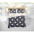 thumbnail image 2 of 3D Floral Planta Cisne Negro Funda nórdica Juego de cama Funda nórdica Fundas de almohada, 2 of 2